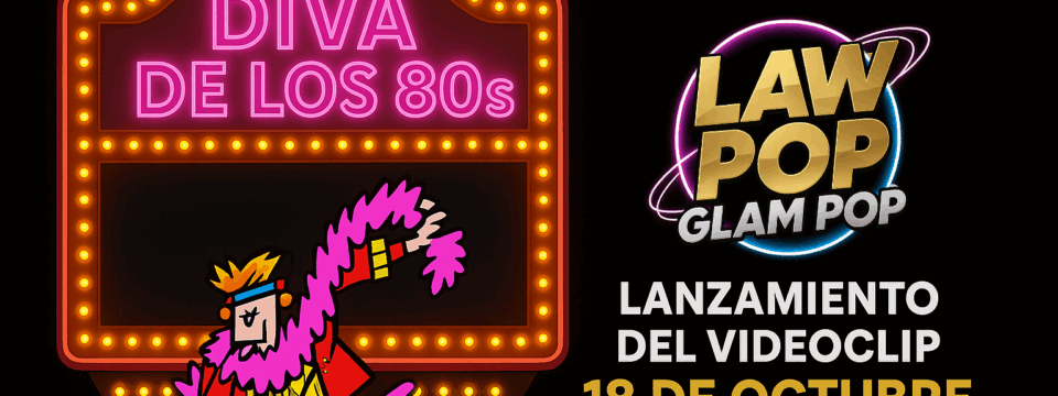 🌟 Diva de los 80s – Estreno mundial del nuevo videoclip de Law Pop 💃✨