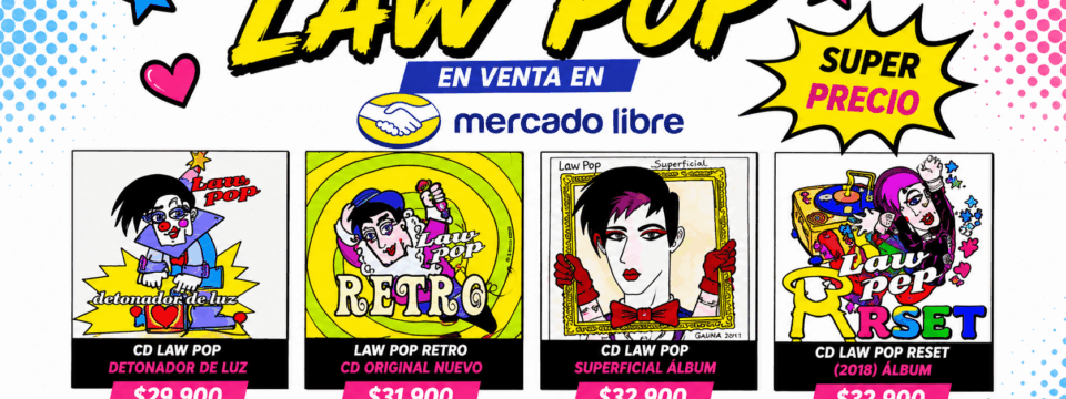 Ya podés comprar CDs oficiales de Law Pop en Mercado Libre
